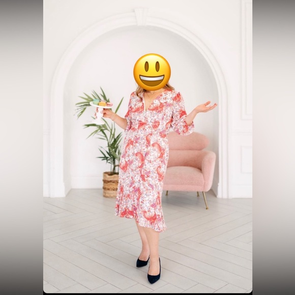 Gabby Skye Floral Paisley Dress, size 8. - Picture 1 of 7